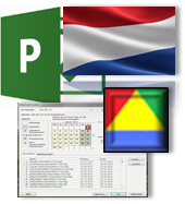 Conjunto de calendario Los Países Bajos para Microsoft.Project